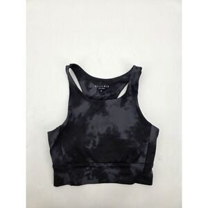 ALLFENIX Anthropologie Navy Tie Dye Racerback Sports Bra W's Size M Gym Workout